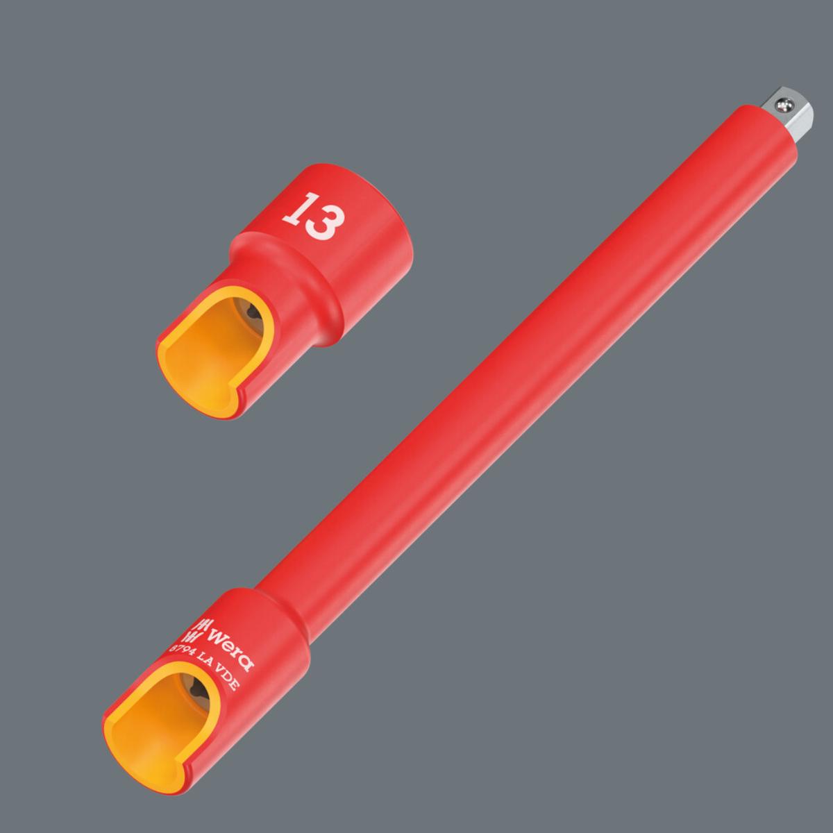 Wera 8794 LA Zyklop VDE-Verlängerung, isoliert, lang, 1/4"