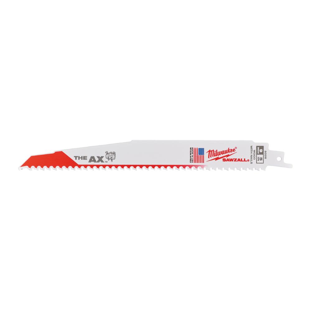 Milwaukee Säbelsägeblatt Demontage THE AX 5TPI - 5 Stück