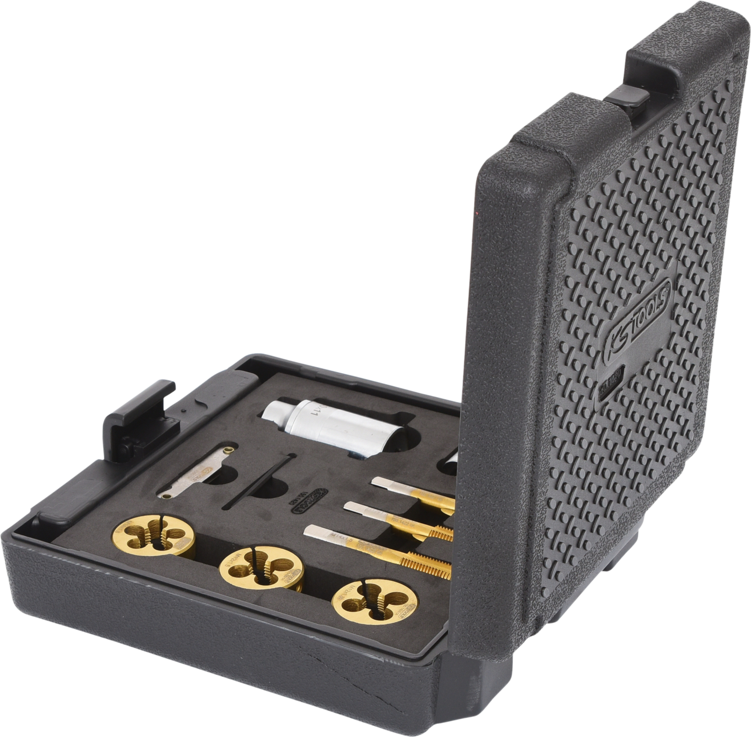 KS Tools 3/8" Gewindeschneid-Satz für Radmuttern- und Schrauben, 11-tlg