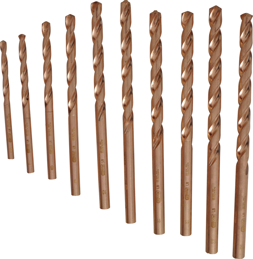 KS Tools BERYLLIUMplus Spiralbohrer-Satz 15-tlg