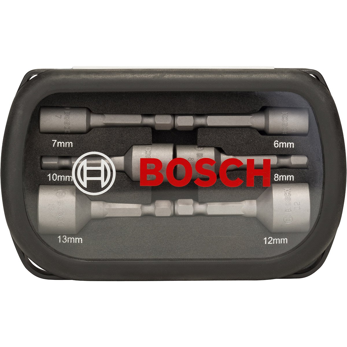 Bosch Steckschlüssel-Set, 6-teilig, 50 mm, 6 - 13