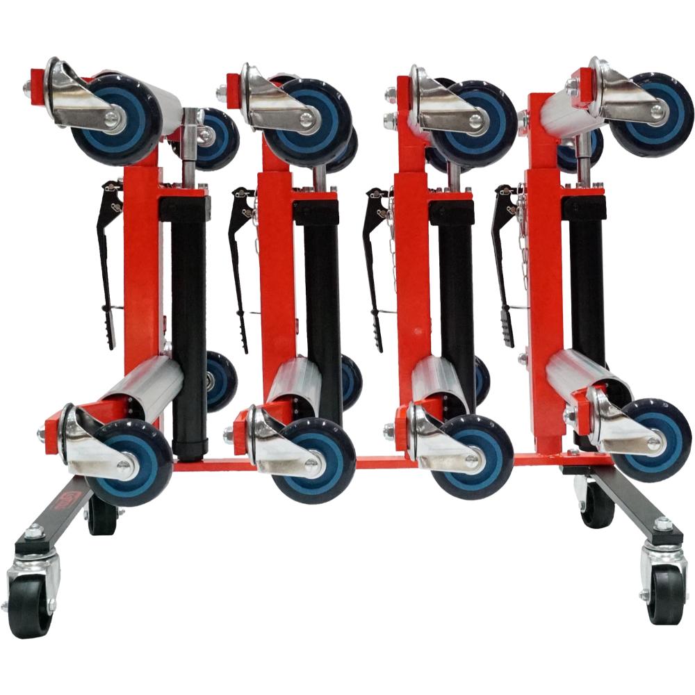 KS Tools performance Aufbewahrungsgestell mit vier hydraulischen Rangierhilfen, 5-tlg