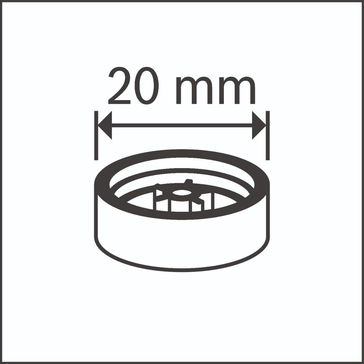 Bosch PRO FPW-20 Distanzstücke, 20 mm, 100er Pack