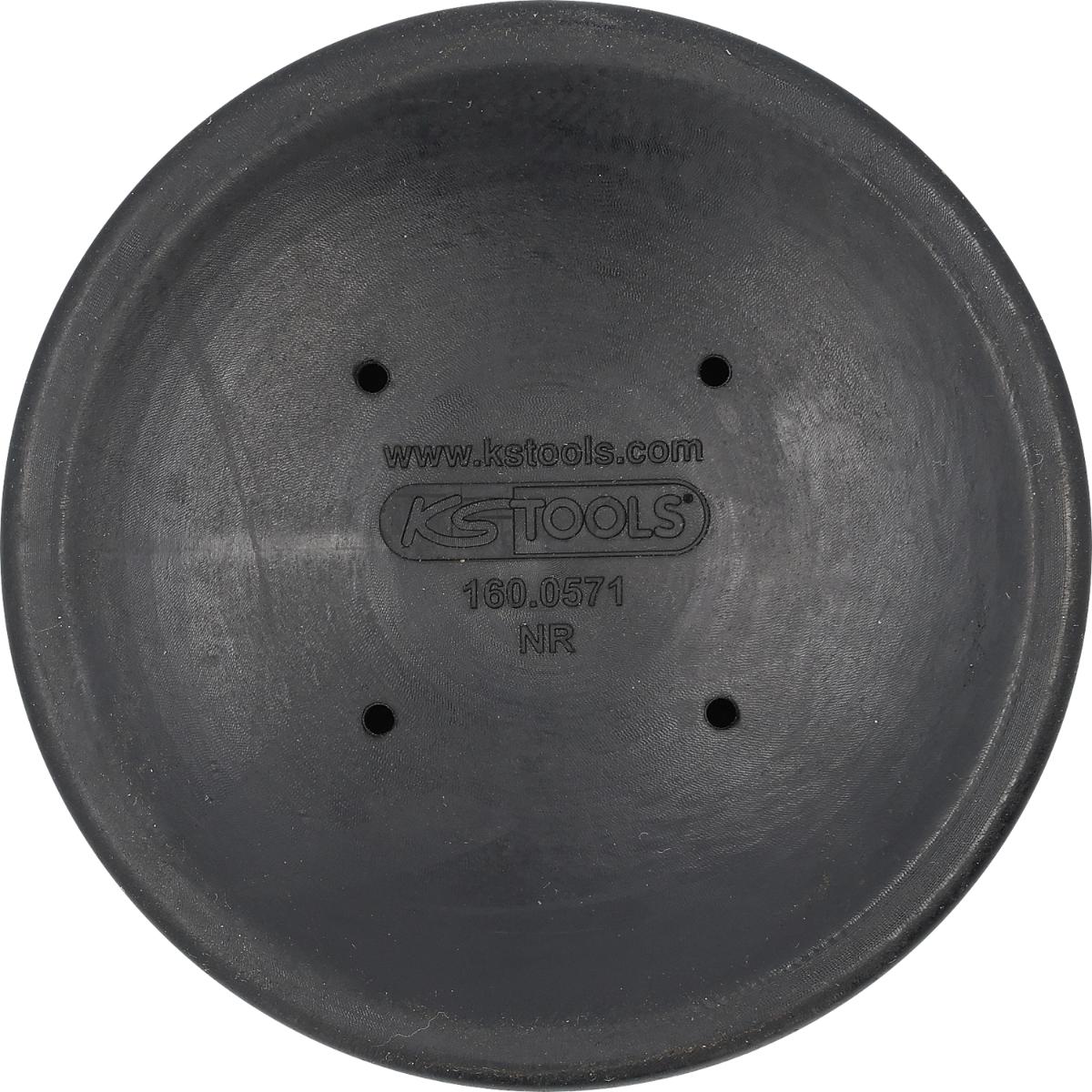 KS Tools Gummiauflage 03 für Rangierheber, Ø 100 mm, Omegaheber