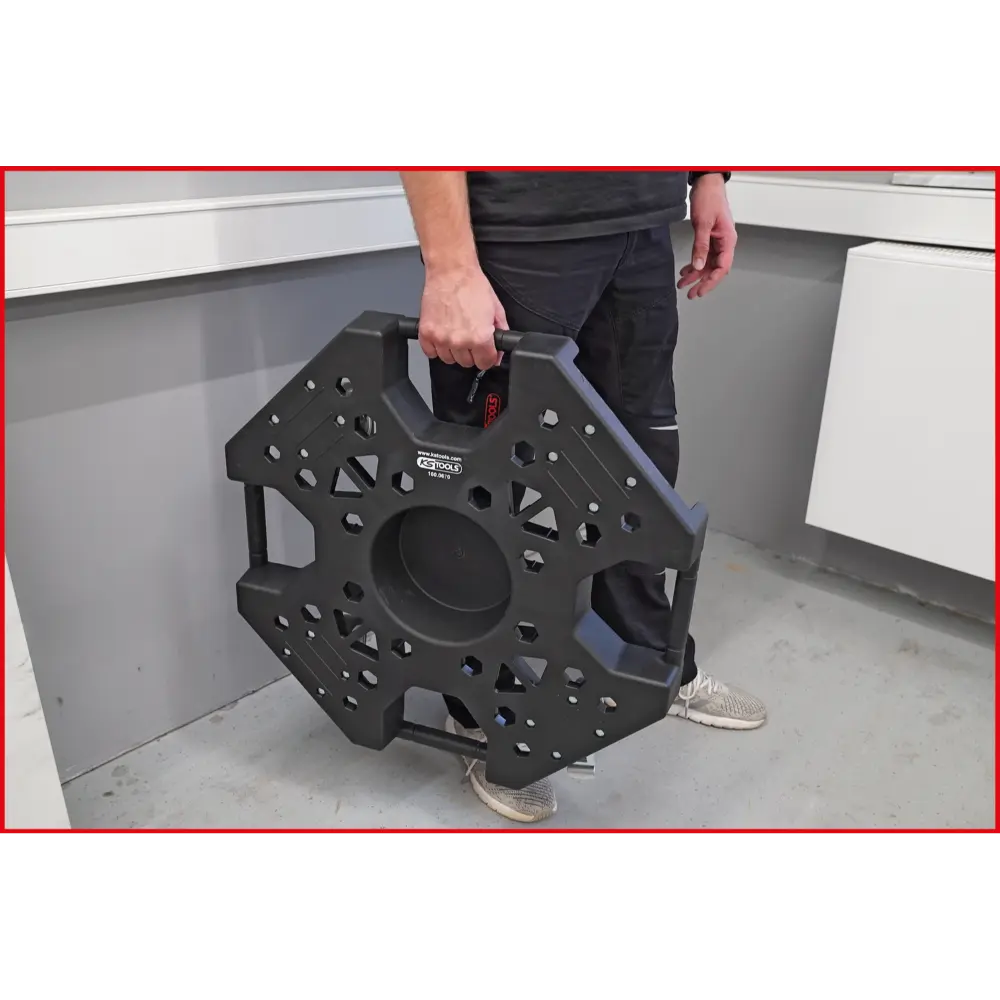 KS TOOLS Felgen- und Reifenrangierer, Tragkraft 136 kg, Ø 720 mm