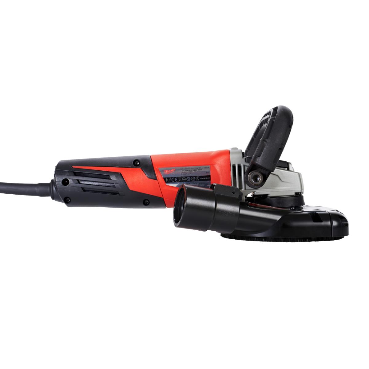 Milwaukee Winkelschleifer mit Absaughaube Schleifen AGV15-125XCDEG-SET