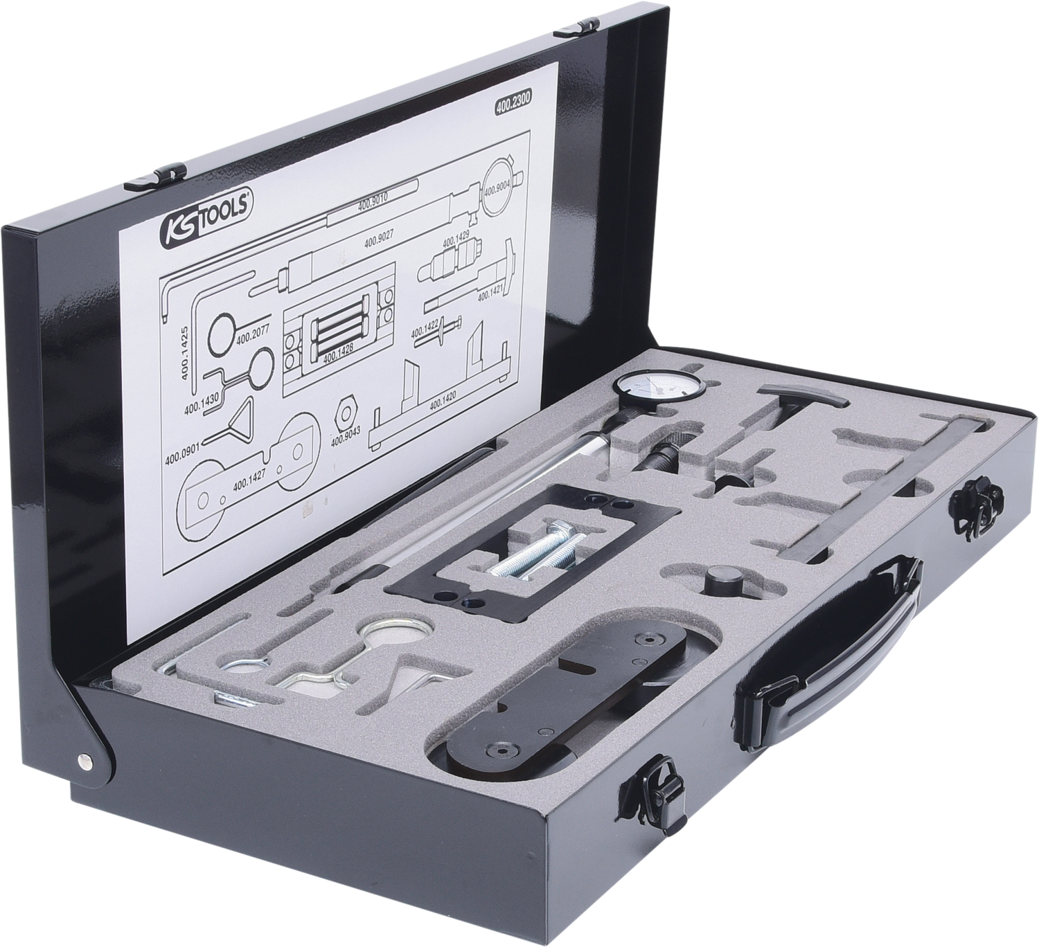 KS Tools Motoreinstell-Werkzeug-Satz für VAG, 23-tlg