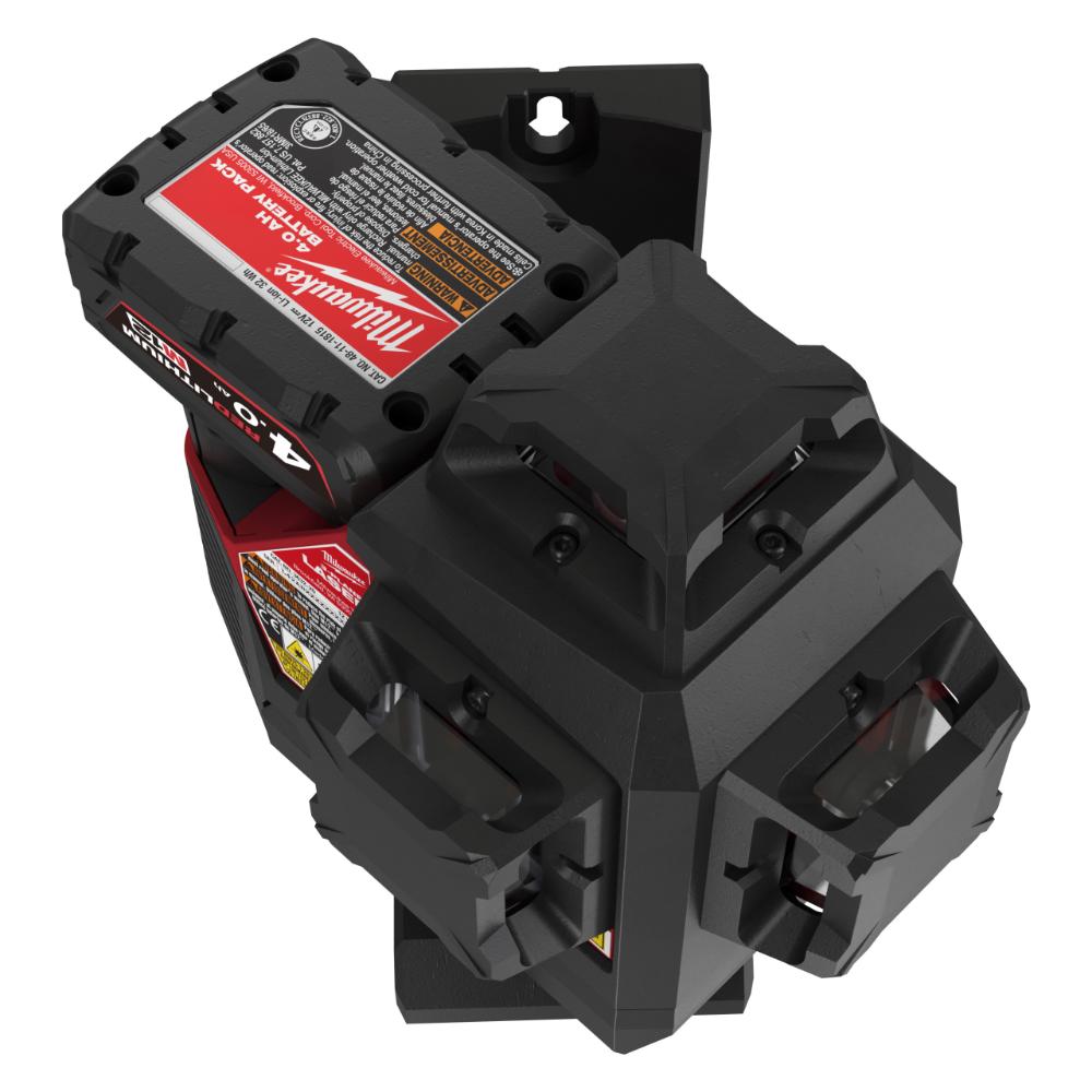 Milwaukee M12 Akku-Kreuzlinienlaser 3 x 360° Kit M123PLSKIT-401P