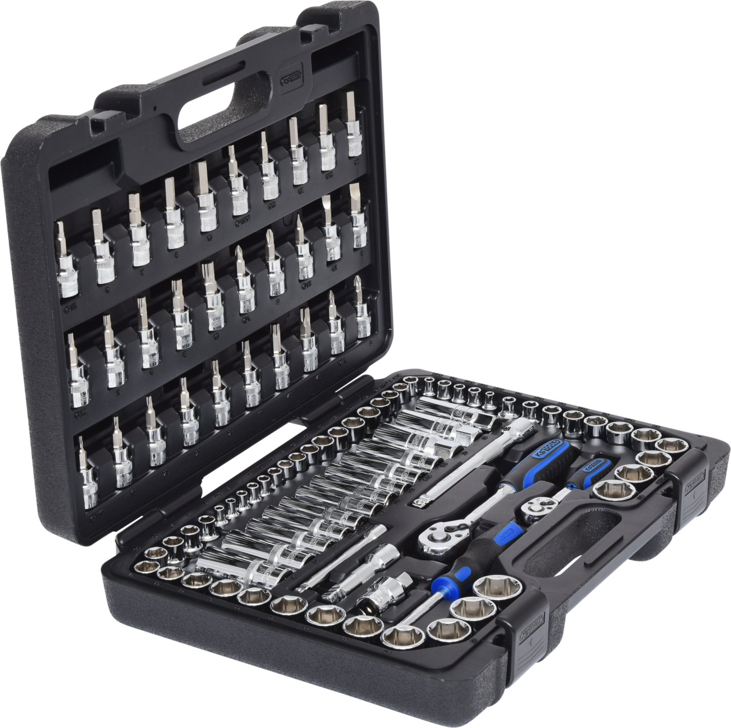 KS Tools 1/4"+3/8" CHROMEplus Steckschlüssel-Satz, 99-tlg