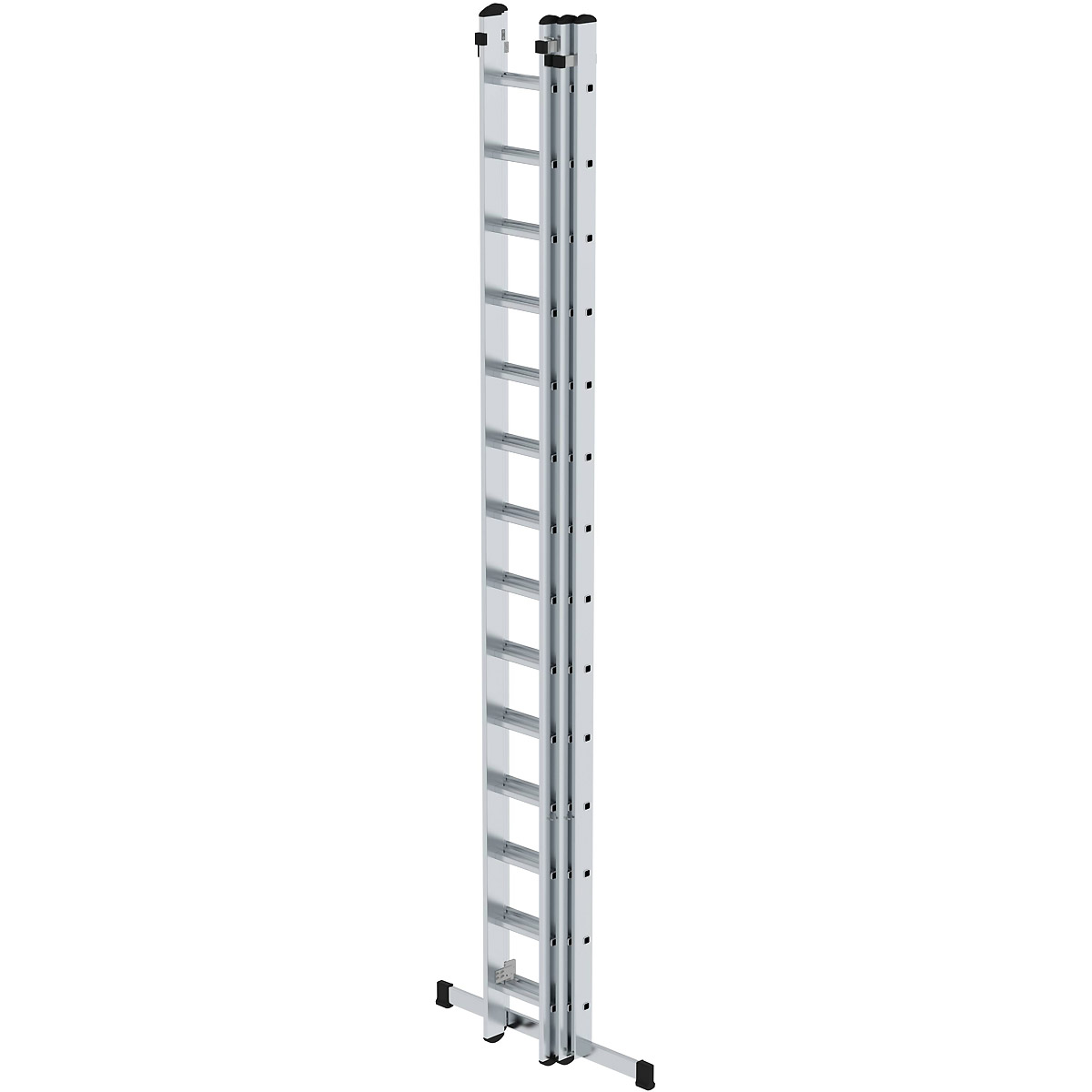 Munk Sprossen-Schiebeleiter 3-teilig mit Standard-Traverse