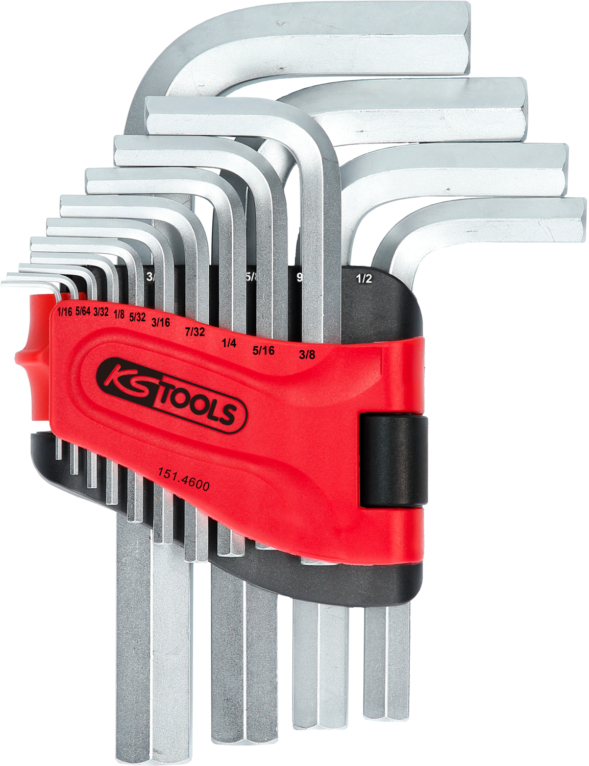 KS Tools Innensechskant-Winkelstiftschlüssel-Satz, im Klapphalter,14-tlg1/16"-3/4"