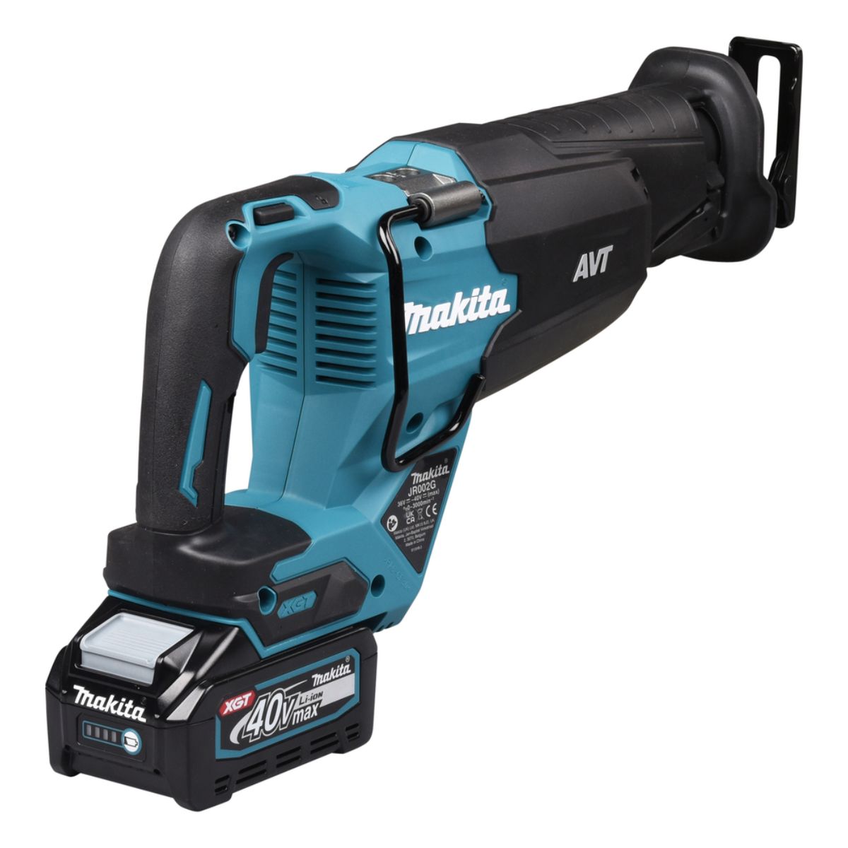 Makita Akku-Reciprosäge XGT 40V max. / 4,0 Ah, 2 Akkus + Ladegerät im Transportkoffer JR002GM201