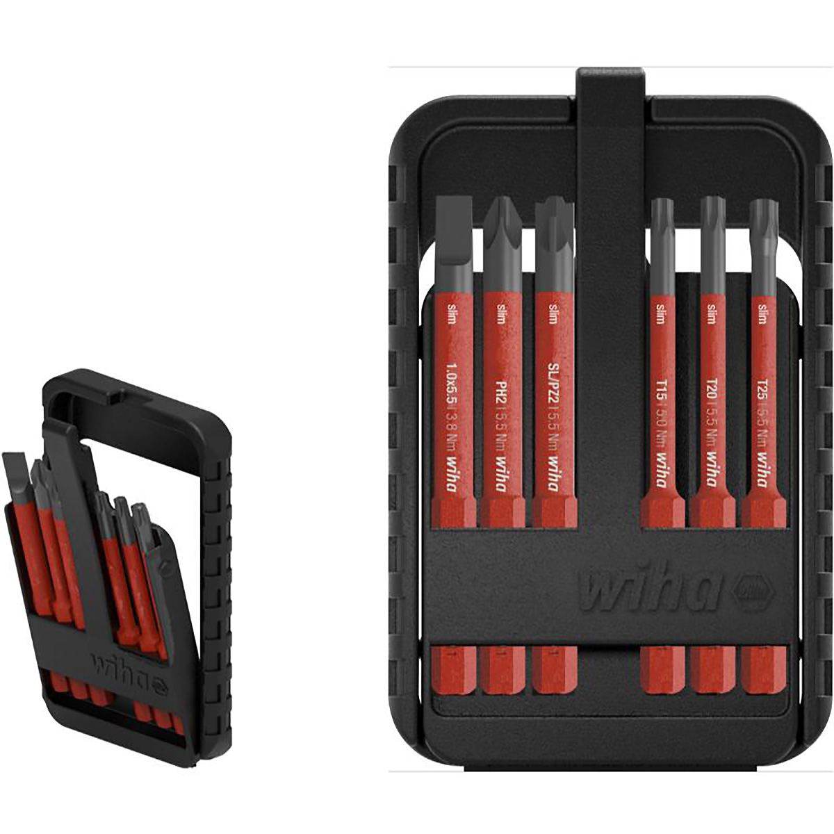 Wiha Bit Set slimBit electric gemischt, 6-teiliges Set