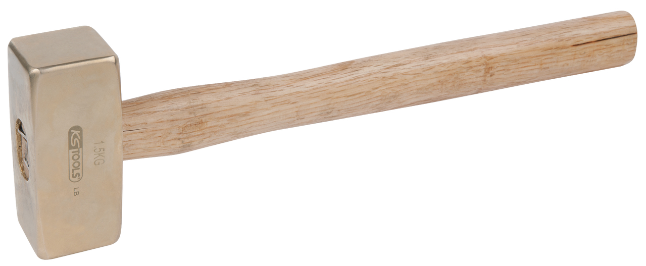 KS Tools BRONZEplus Fäustel, mit Hickorystiel