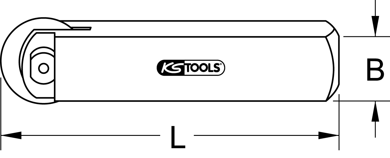 KS Tools Schneidradschaft für Abstechgerät, Variante2