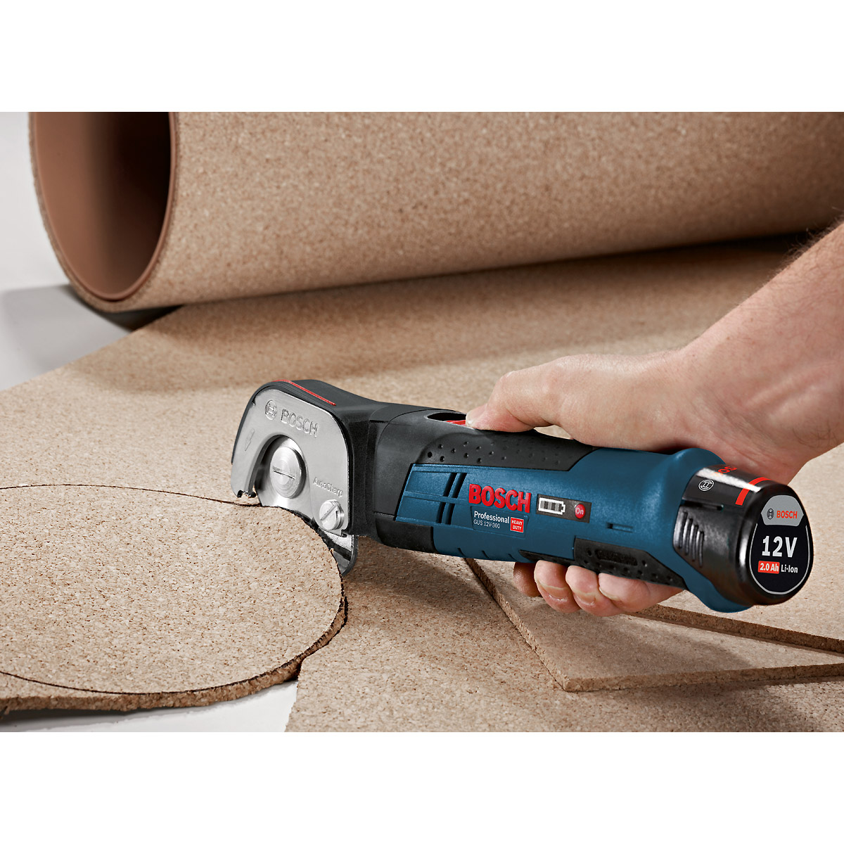 Bosch Akku-Universalschere GUS 12V-300, Solo Version, L-BOXX