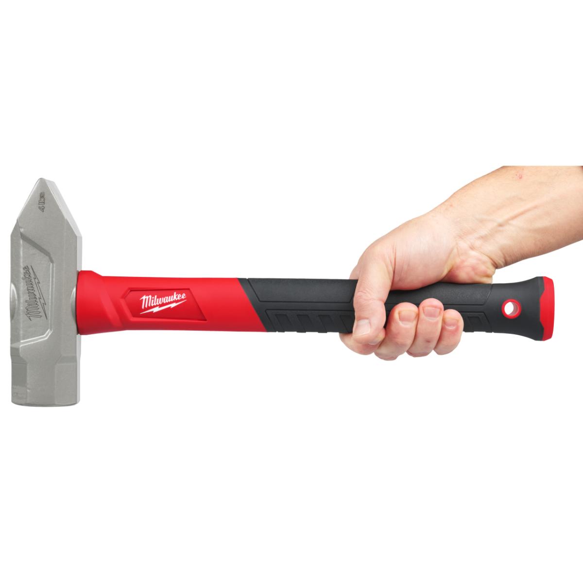 Milwaukee Fiberglas Fäustel lang mit Spitzer Schlagfläche