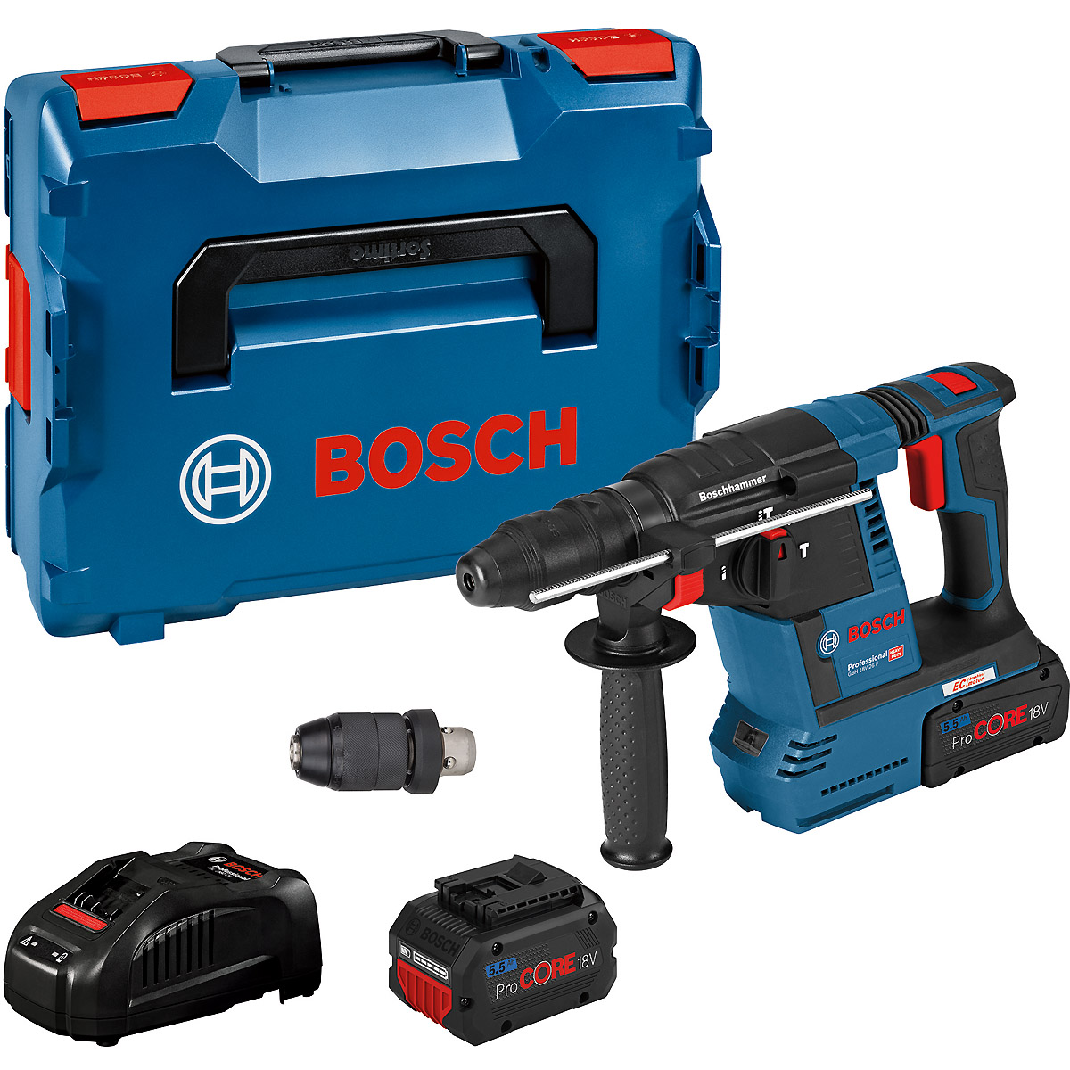 Bosch Akku-Bohrhammer mit SDS plus GBH 18V-26 F