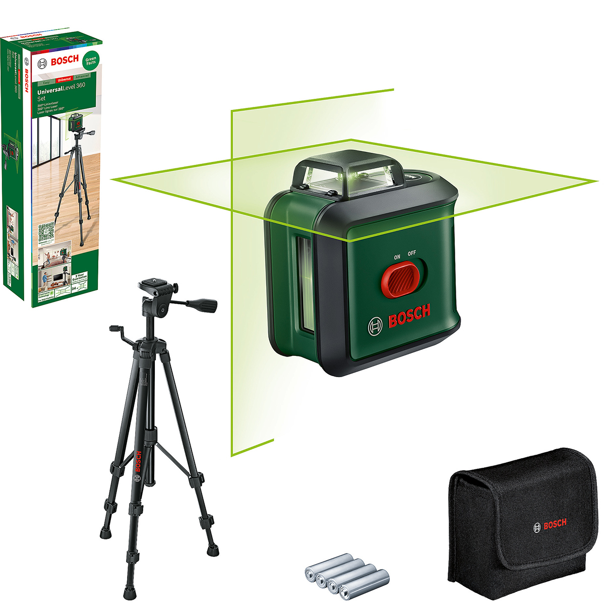Bosch Kreuzlinien-Laser UniversalLevel 360 Set