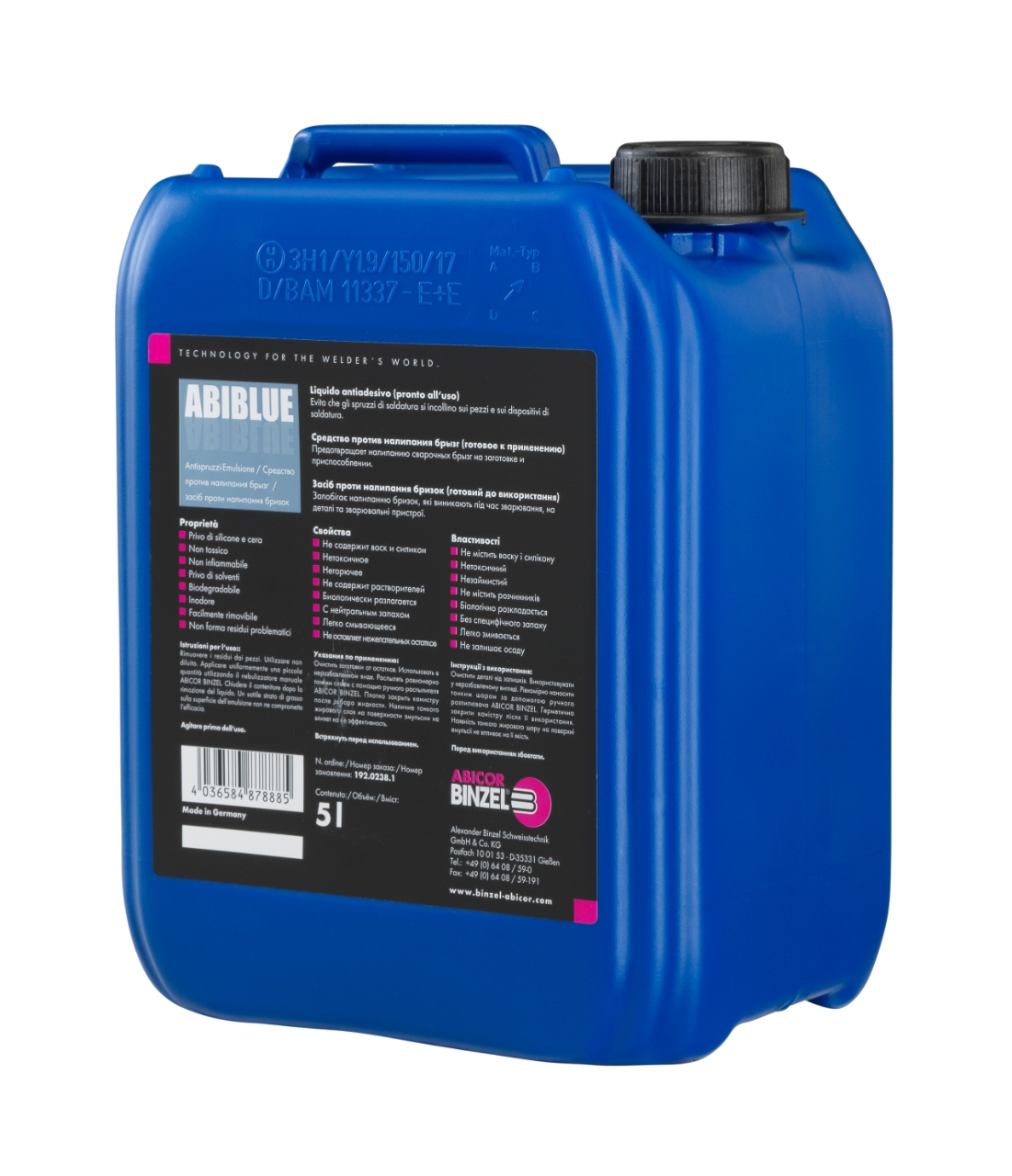 ELMAG Anti-Spritzer-Trennmittel ABIBLUE 5 lt. Emulsion