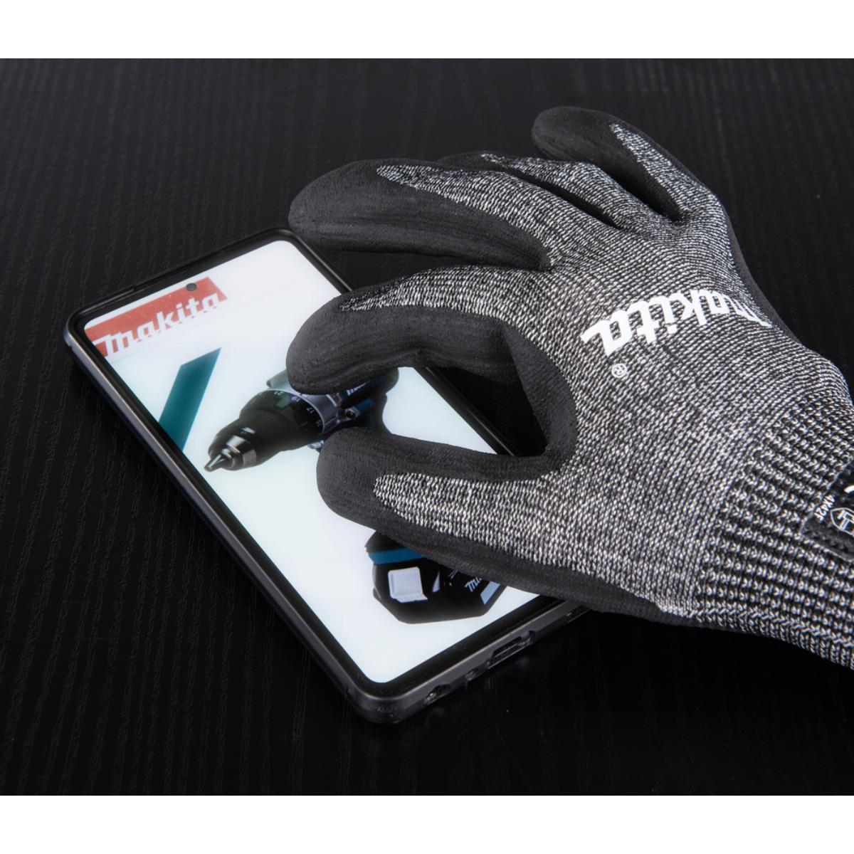 Makita Arbeitshandschuhe nitrilbeschichtet - touchscreenfähig F/7