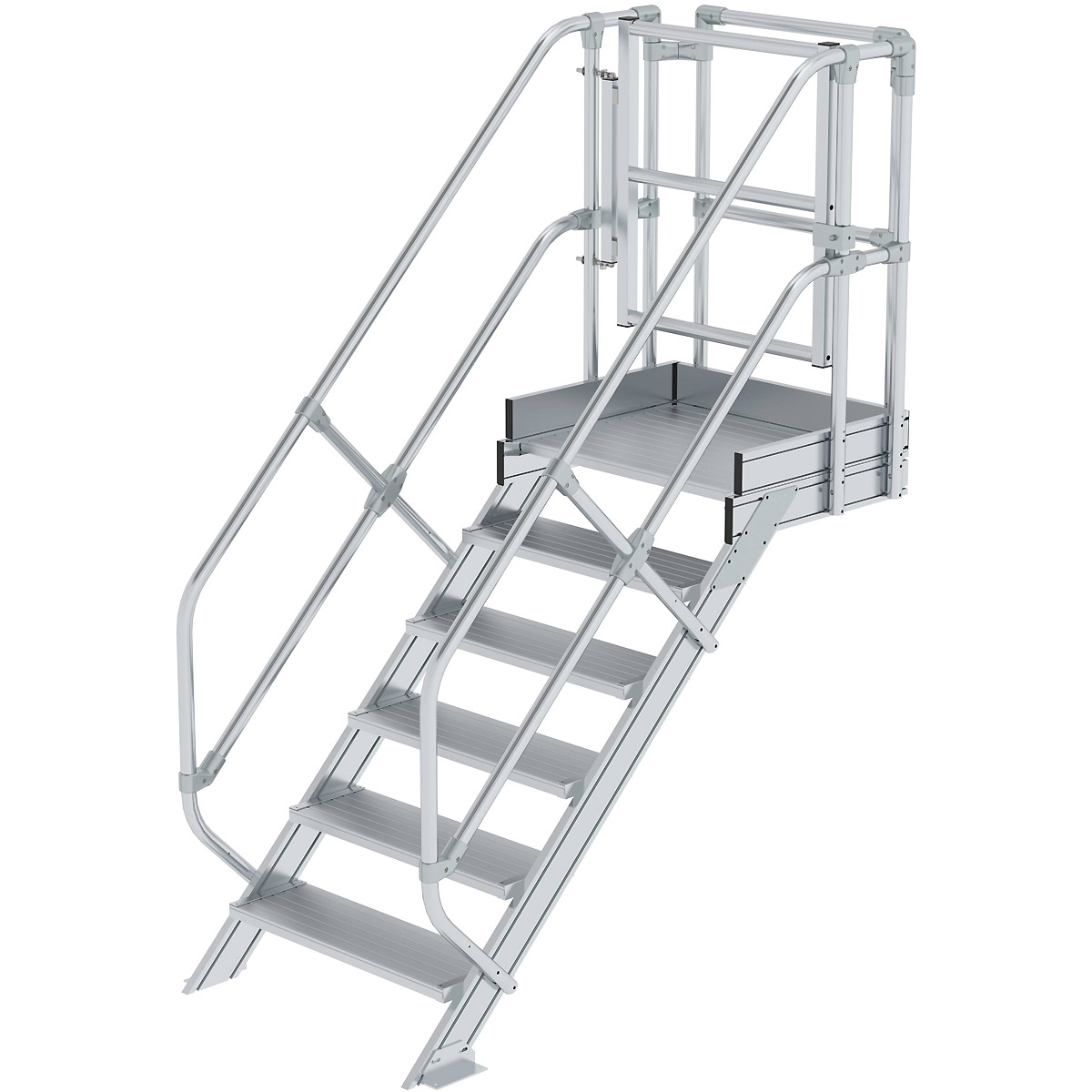 Munk Treppen-Modul Aluminium geriffelt
