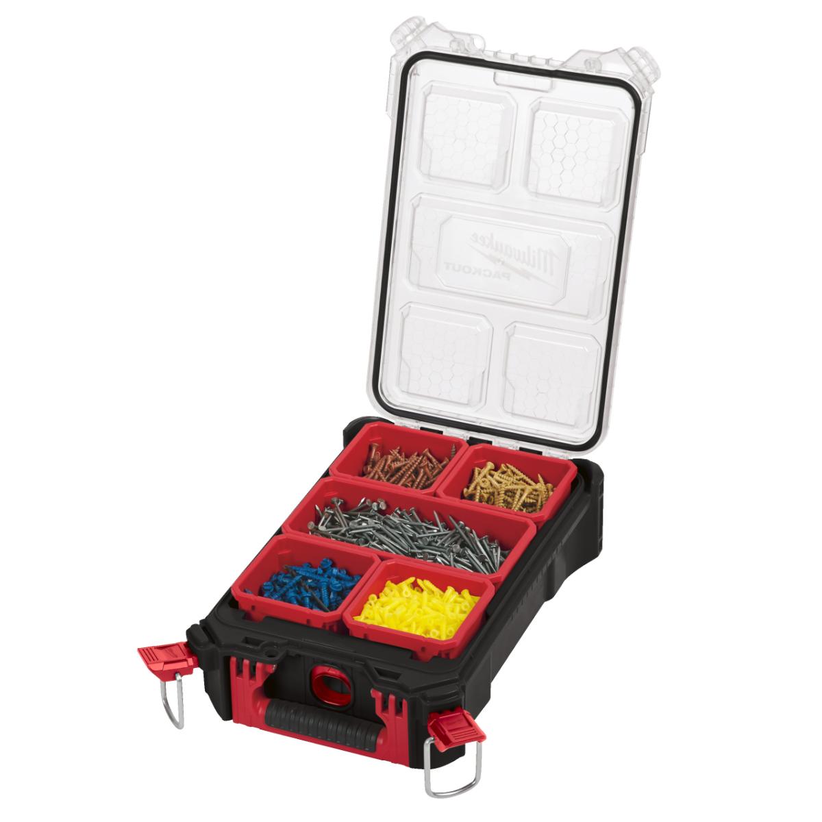 Milwaukee PACKOUT Organiser Compact, inkl. Sortierboxen