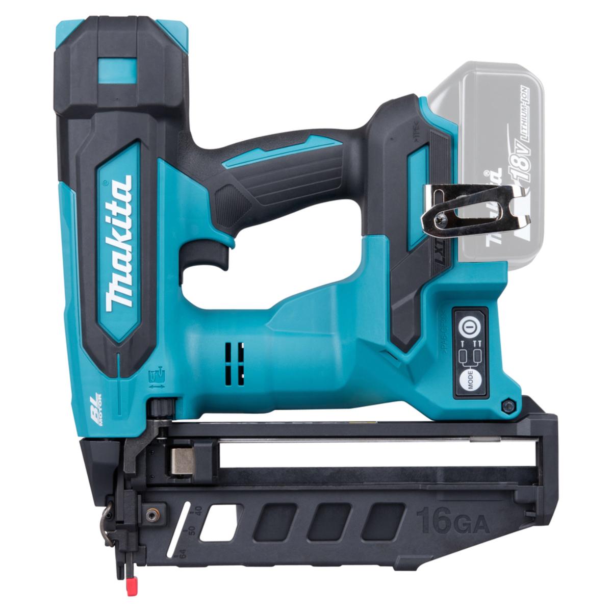 Makita Akku-Stauchkopfnagler 16ga, 19-64 mm