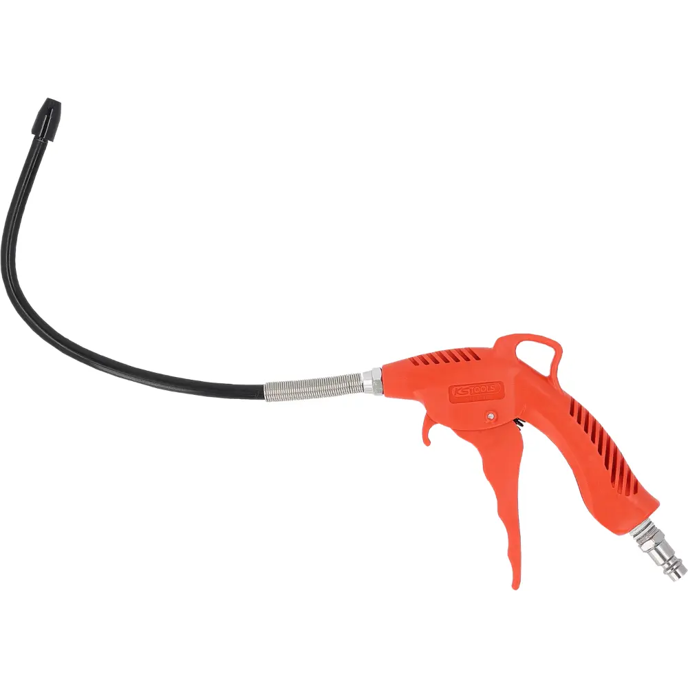 KS TOOLS Druckluft-Ausblaspistole mit flexibler Düse