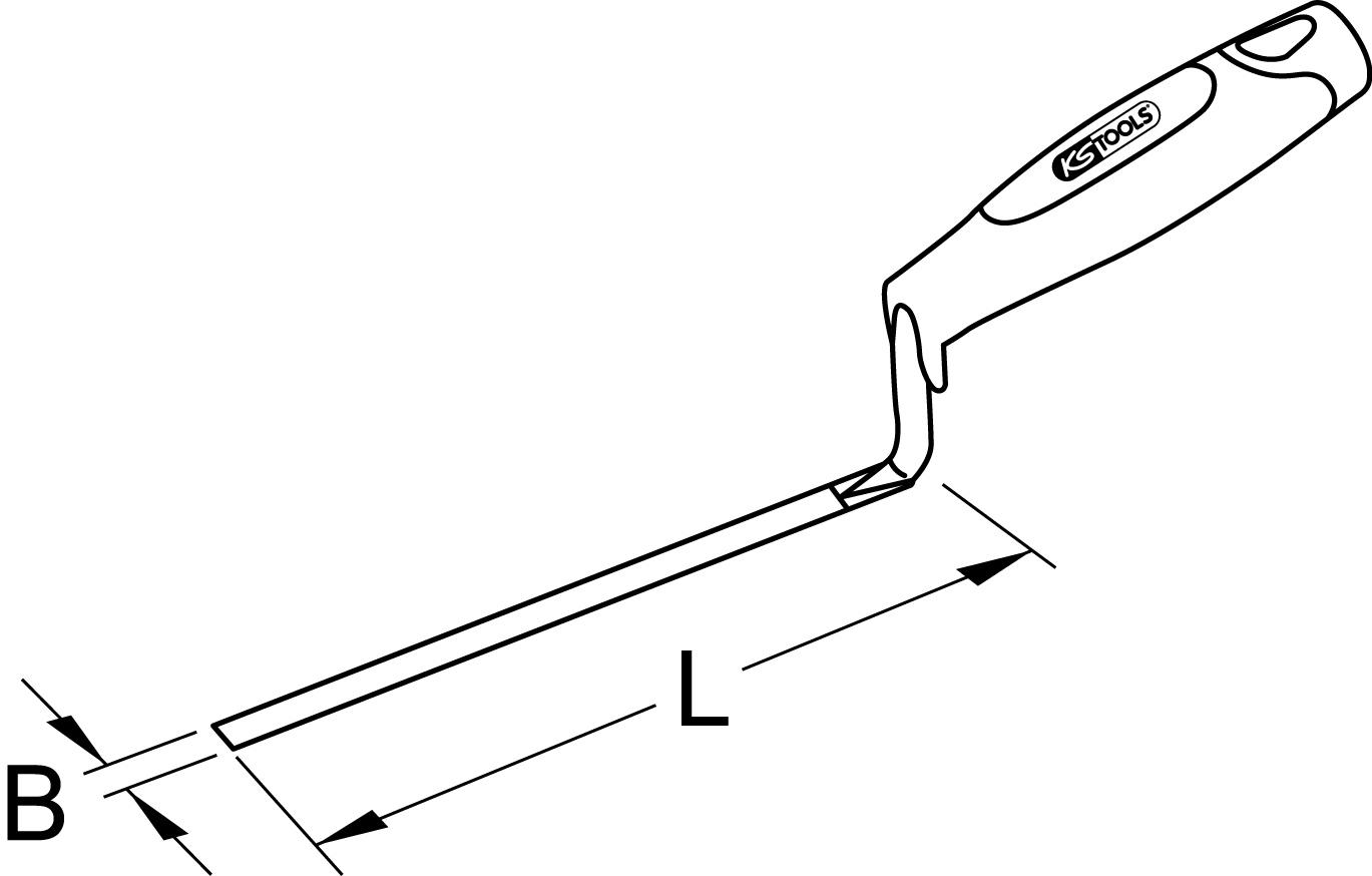 KS Tools BRONZEplus Fugenkelle 10 mm