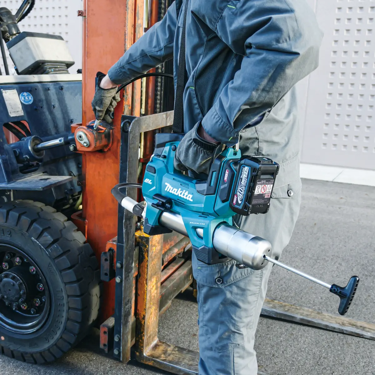 Makita Akku-Fettpresse XGT 40V max. (ohne Akku, ohne Ladegerät) - GP001GZ