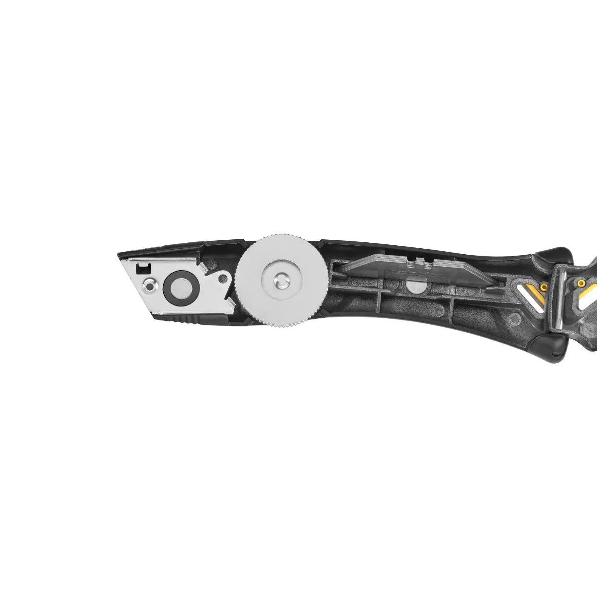 STANLEY FATMAX Universalmesser mit feststehender Klinge, schwarz, inklusive Kunststoffköcher, zwei Trapezklingen und einer Hakenklinge