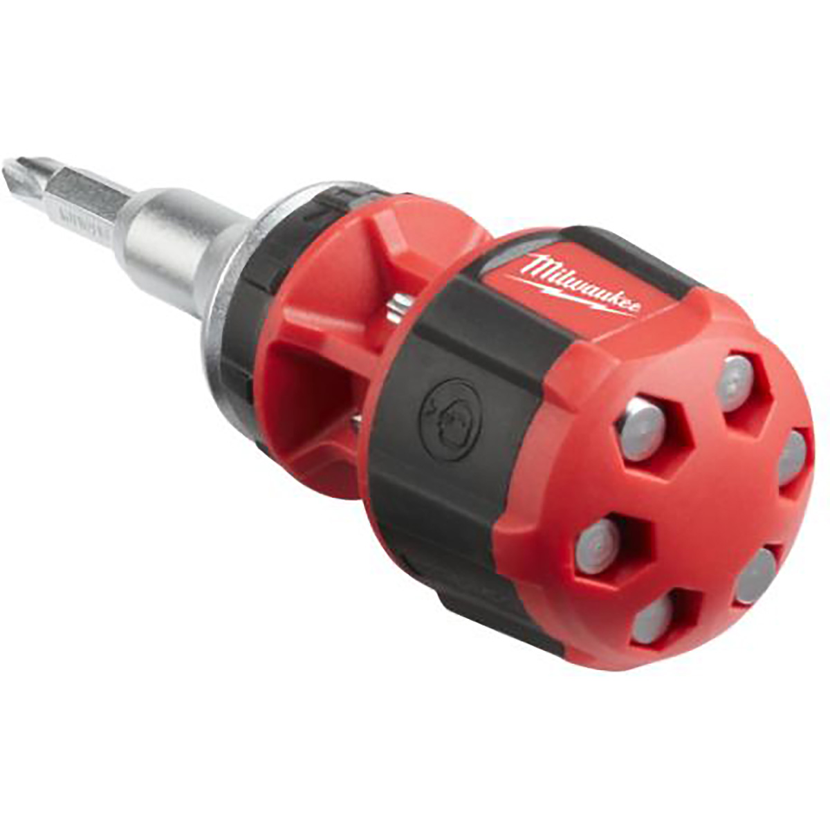 Milwaukee - 8-in-1 Multi-Bit Schraubendreher Stubby mit Ratschenfunktion
