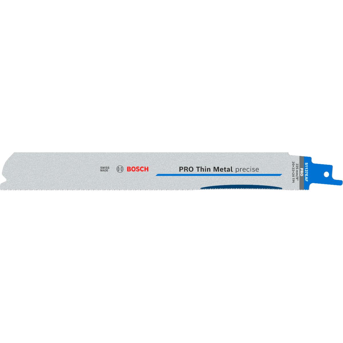Bosch PRO Thin Metal precise S1137EAF Blatt,1,1 x 25 x 225 mm - 5 Stück