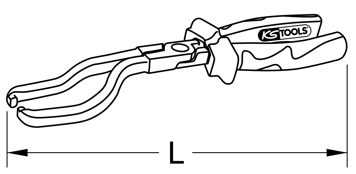 KS Tools Kraftstoffleitungs-Zange