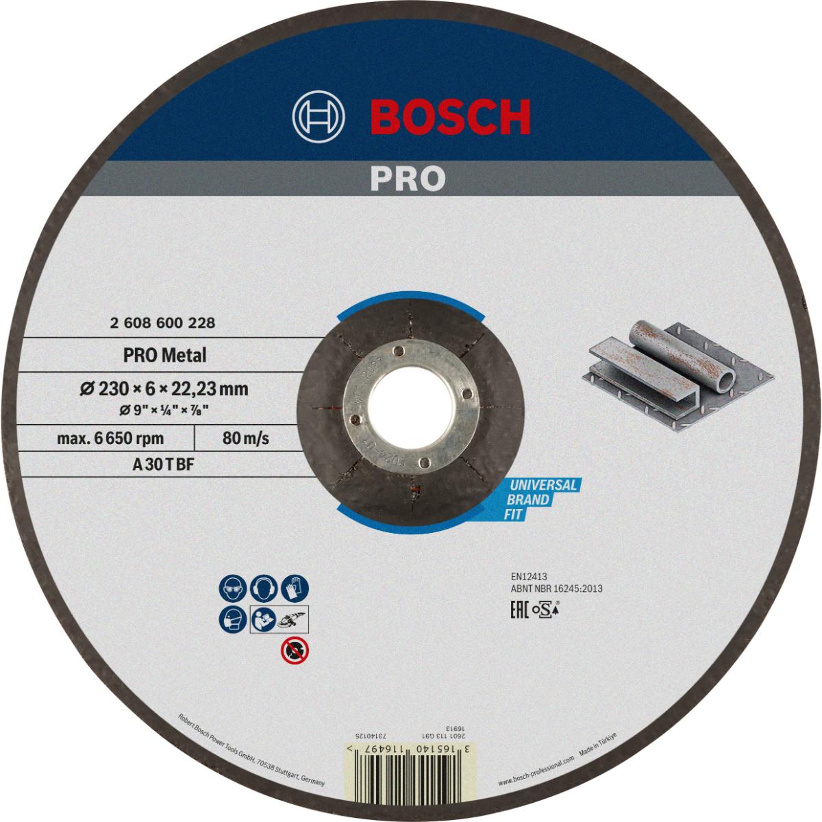 Bosch PRO Schruppscheibe gekröpft Expert für Metall A 30 T BF