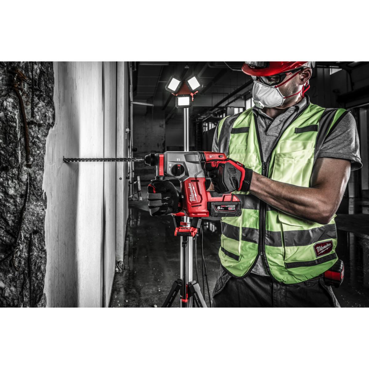 Milwaukee Akku-Kombihammer SDS-Plus M18 BLH-502X
