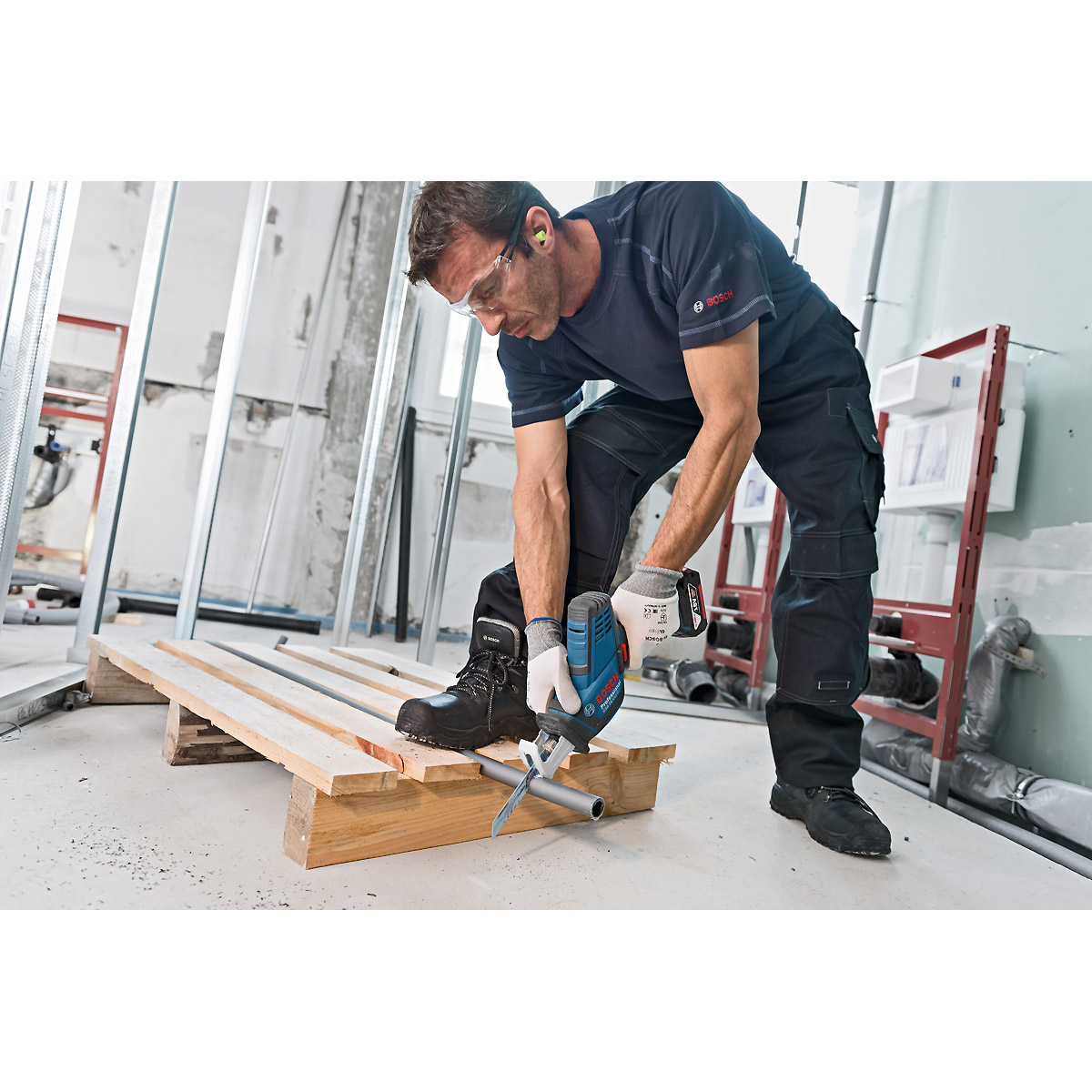 Bosch Akku-Säbelsäge GSA 18 V-LI C, Solo Version