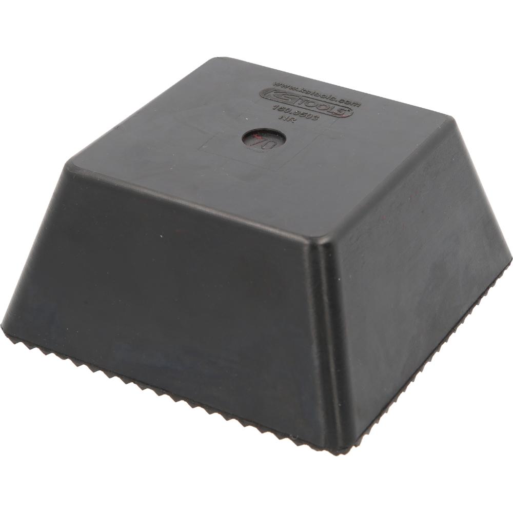 KS Tools Gummiauflage 17 für Hebebühnen, 150 x 150 x 70 mm