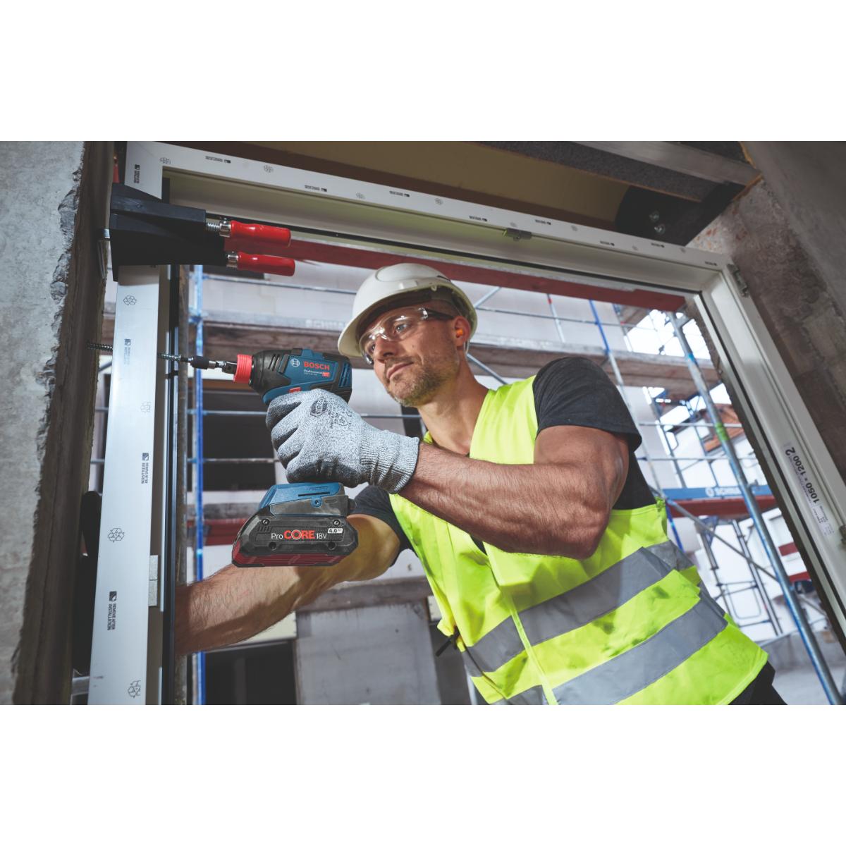 Bosch Combo Kit Set mit 3 18V-Werkzeugen: GSB 18V-45, GDX 18V-200, GWS 18V-7, 2x 5,0Ah