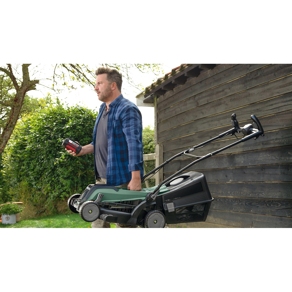 Bosch Akku-Rasenmäher EasyRotak 36-550, Solo Version, ohne Akku und Ladegerät