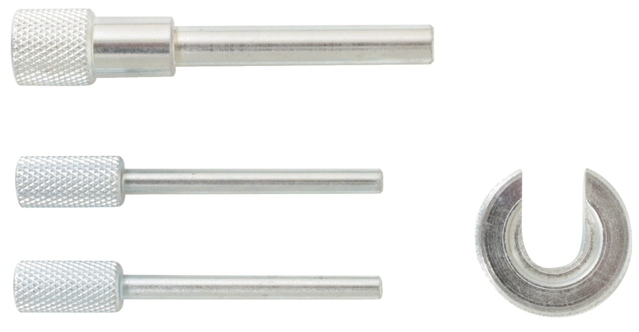 KS Tools Motoreinstell-Werkzeug-Satz für Fiat - GM - Opel - PSA - Renault, 4-tlg