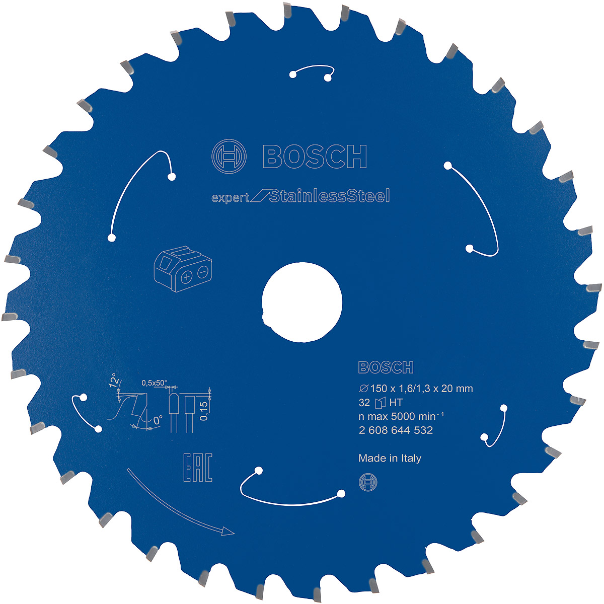 Bosch Akku-Kreissägeblatt Expert for Stainless Steel