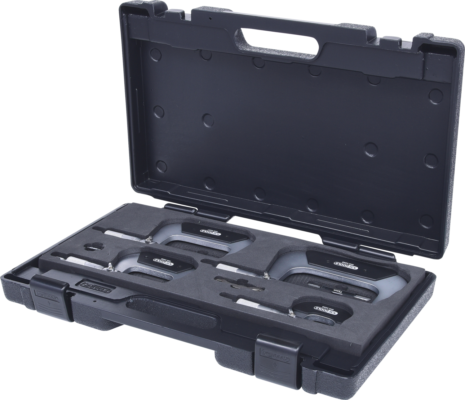 KS Tools Bügelmessschrauben-Satz, 0-100mm, 4-tlg