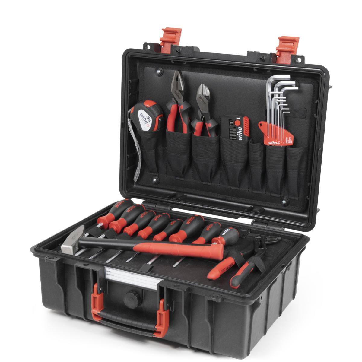 Wiha Werkzeugkoffer Basic Set L mechanic 36-teiliges Set