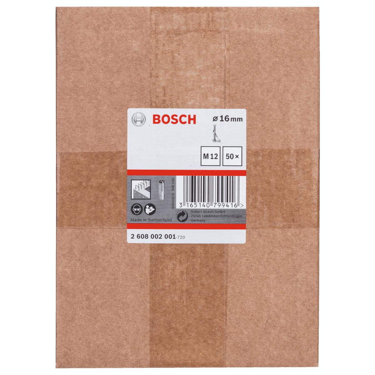 Bosch Dübel-Set 16 mm, 50 Stk.