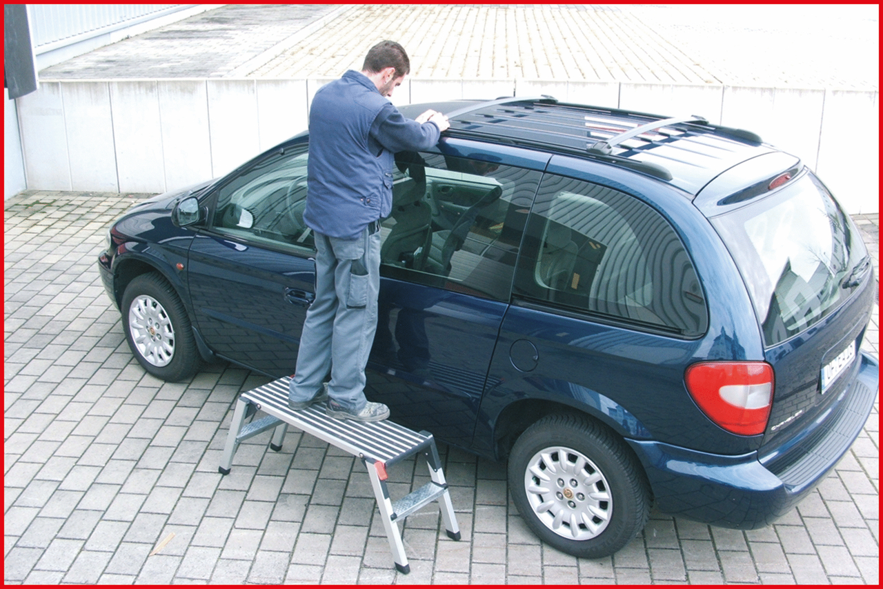 KS Tools Aluminium-Sicherheits-Laufbühne, L1000xB405xH480mm