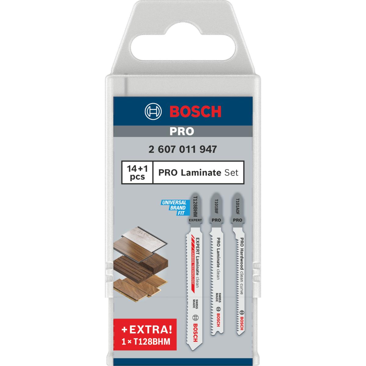 Bosch PRO Laminate Stichsägeblatt 15-teilges Set