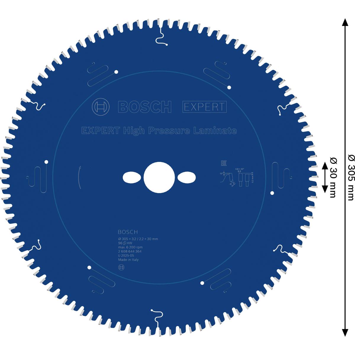 Bosch Kreissägeblatt Expert for High Pressure Laminate