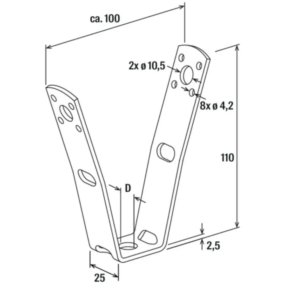 Fischer Profilabhänger basis TZB Ø 10,5